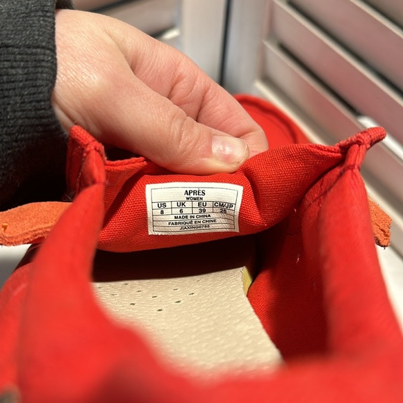 Apres Red Canvas Loafers - Picture 6 of 6